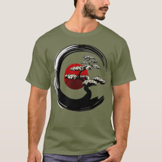 Camiseta Homens Presentes Budistas Mulheres Enso Círculo Ze