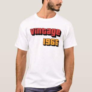 Camiseta Homens Presentes de 58 Anos Mulheres Vintage 1966