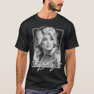 Camiseta Homens Presentes De Retro Dlly Partn Mulheres