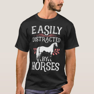 Camiseta Homens Presentes Do Pano Equestre Rapariga Equestr