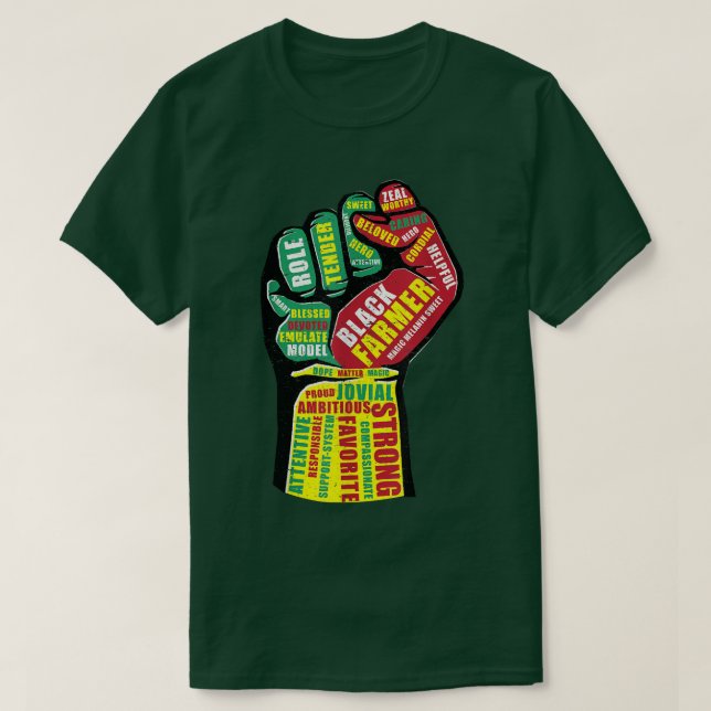 Camiseta Homens Pretos da História Negra Mês (Frente do Design)