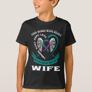 Camiseta Homens Púrpura Rupa-Teares Asas Suicidas Sensibili