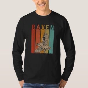 Camiseta Homens Raven Desconfortáveis Mulheres Crianças Rav