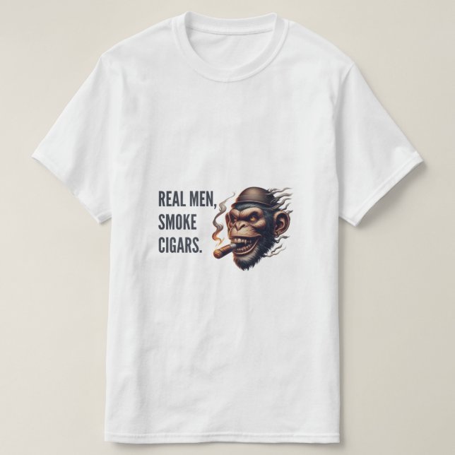 Camiseta homens reais (Frente do Design)