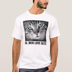 Camiseta HOMENS REAIS ADORAM GATOS T-shirts