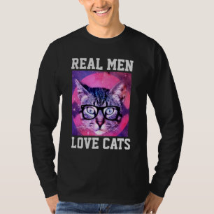 CAMISETA HOMENS REAIS ADORAM GATOS T-SHIRTS