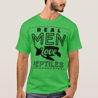 Camiseta Homens Reais Adoram Répteis