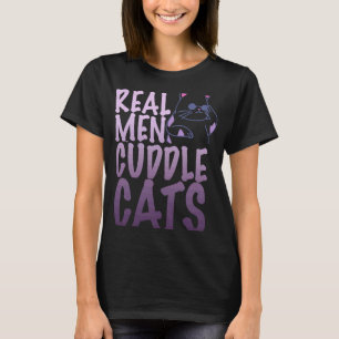 Camiseta Homens reais amarram gatos para homens