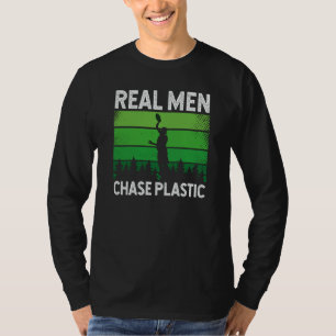 Camiseta Homens Reais Caçam Frisbee Ultimate de Plástico Ba