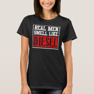 Camiseta Homens Reais Cheiram A Carro Mecânico Fundido A Di