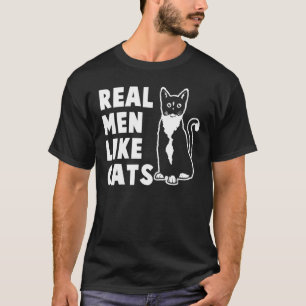 Camiseta Homens Reais Como Gatos
