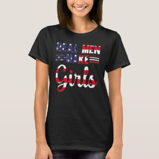 Camiseta Homens Reais Fazem Meninas Pais Paternidade Menina