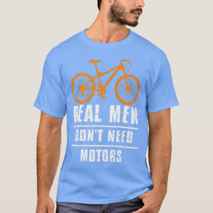 Camiseta Homens reais não precisam de motocicletas