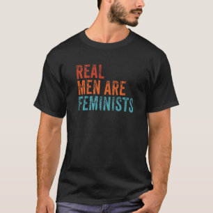 Camiseta Homens Reais São Feministas Legal Citações Feminis