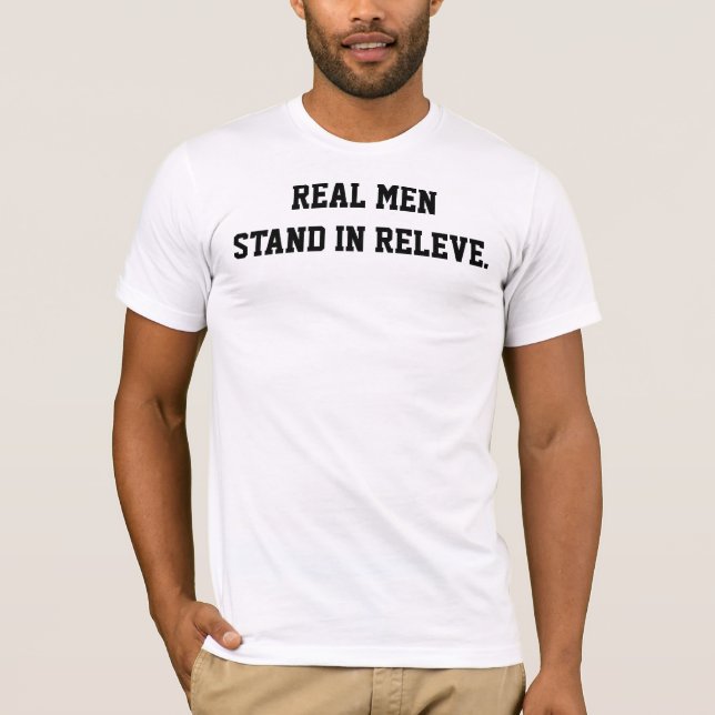 Camiseta Homens reais. T masculino do dançarino (Frente)