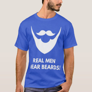 Camiseta Homens reais Vestem barbas barba ventilador 27