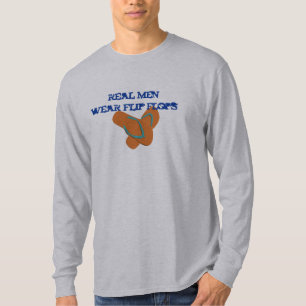 Camiseta Homens Reais Vestem Chinelos