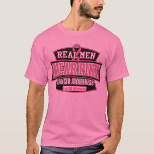 Camiseta Homens Reais Vestem Rosa Para Todas As Mulheres - 