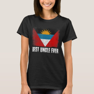Camiseta Homens Retro Antígua E Barbuda Sinalizador Melhor