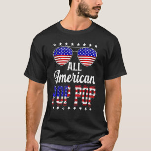Camiseta Homens Retro Dia dos Pais Todos American Pop Pop U