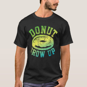 Camiseta Homens, Rosquinhas, Crianças, Crescem, Pun Doughnu