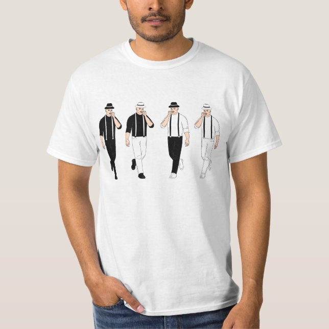 Camiseta Homens rudes (Frente)