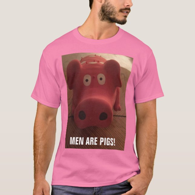 CAMISETA HOMENS SÃO PORCOS! (Frente)