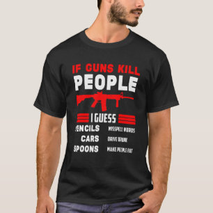 Camiseta Homens Se Armas Matam Pessoas Segunda Emenda Patri