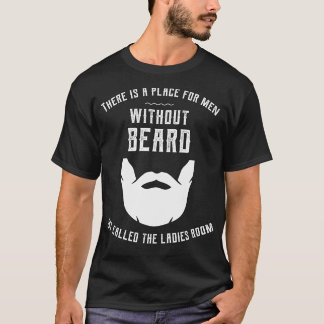 Camiseta Homens sem barba, 8 anos de cenas engraçadas (Frente)