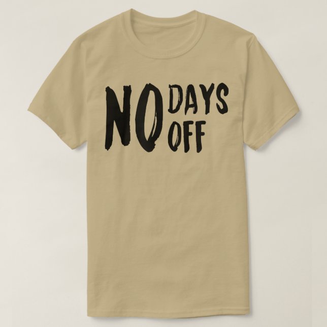 Camiseta HOMENS SEM DIAS DE Malhação DE Gym (Frente do Design)