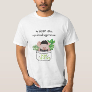 Camiseta Homens Skinny Pig-T-Shirt