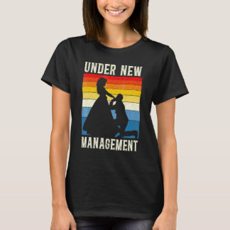 Camiseta Homens Sob Novo Gerenciamento Noivo Casamento Solt