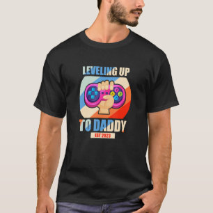 Camiseta Homens Subindo de Nível Para Papai 2023 Novo Pai J