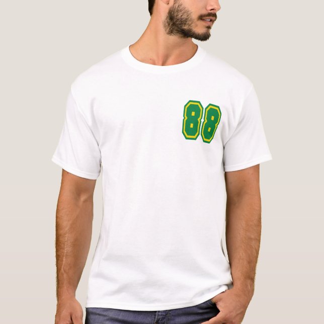 Camiseta Homens T básico (brancos) (Frente)