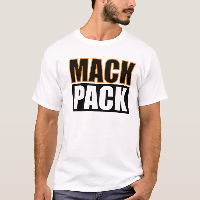 Camiseta Homens T do BLOCO de MACK (Frente)