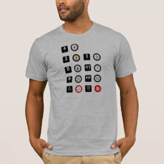 Camiseta Homens T do elevador