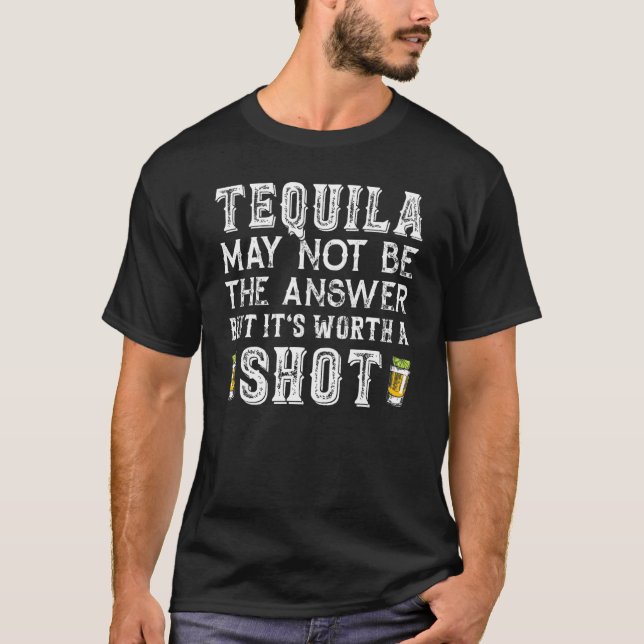 Camiseta Homens Tequila Valem Tequila 1 (Frente)