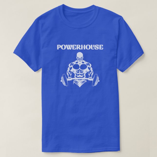 CAMISETA HOMENS TREINAMENTO PROFUNDO PODER REAL BÁSICO PODE (Frente do Design)