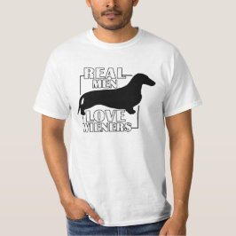 Camiseta Homens Verdadeiros AMAM Wieners