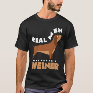 Camiseta Homens Verdadeiros Brincam Com Seus Sacos