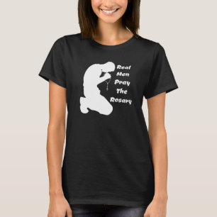 Camiseta Homens Verdadeiros Gostam De Rezar Pelo Homem De R