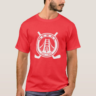 Camiseta Homens vermelhos do t-shirt da divisão