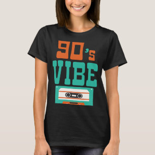 Camiseta Homens vintage do partido retro design dos anos 90