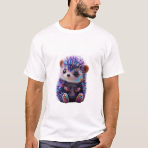 Camiseta Homensouriço Artístico Vibrante