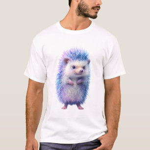 Camiseta Homensouriço Galáxia Espinhoso Pastel