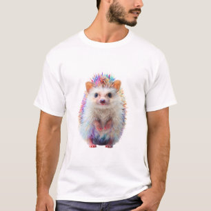 Camiseta Homensouriço Prisma Arco-íris Vibrante