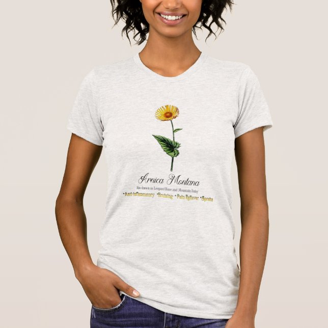 Camiseta Homeopatia Arnica Montana  (Frente)