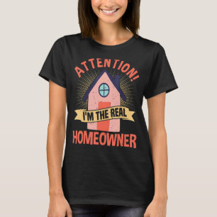 Camiseta Homeowner Cote Real Estate Buyer Proud New Hous