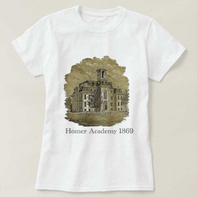 Camiseta Homer Academy 1869 Soft Women's Tee (Frente do Design)