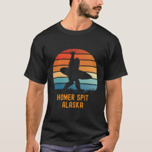 Camiseta Homer Spit - Alaska Sasquatch Souvenir